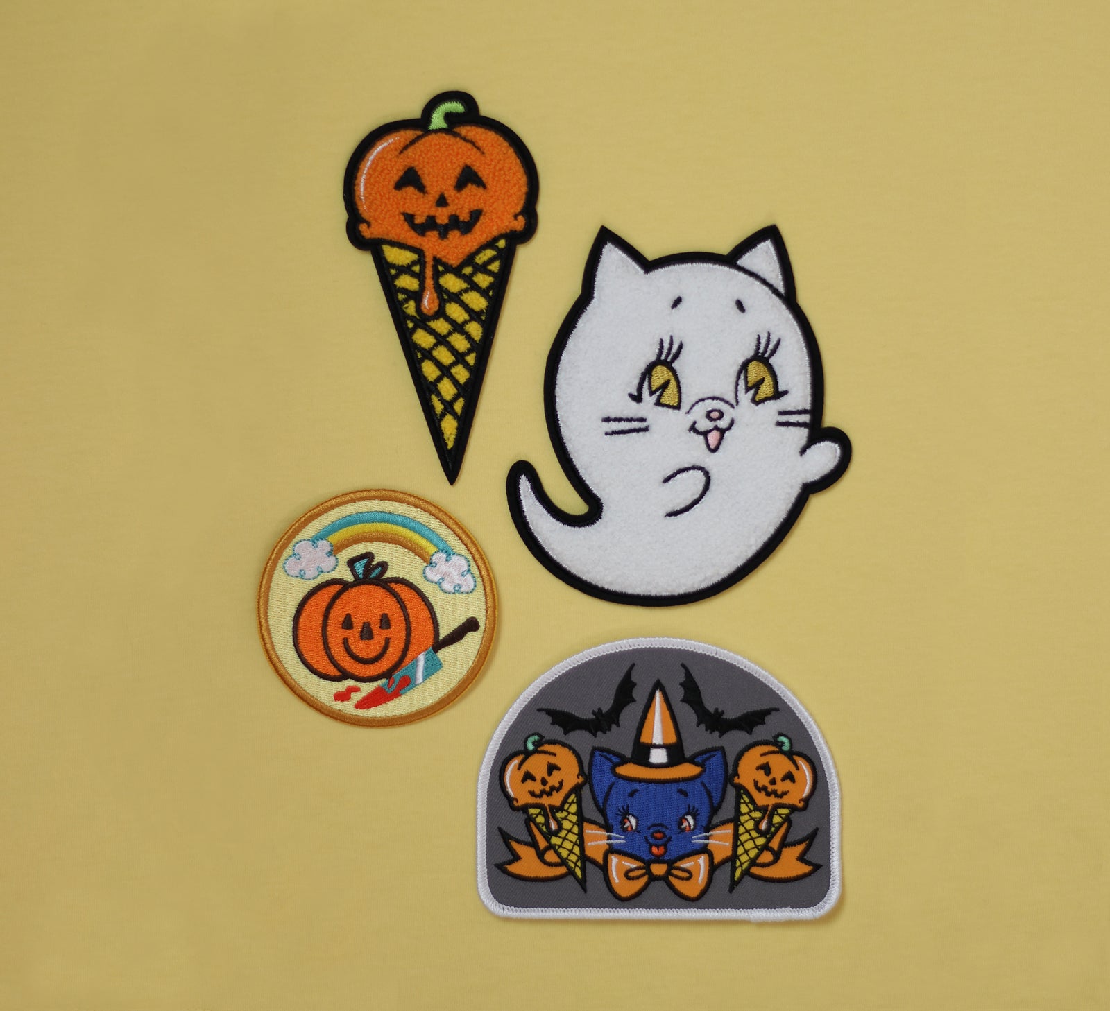Halloween Iron-On Patch Bundle