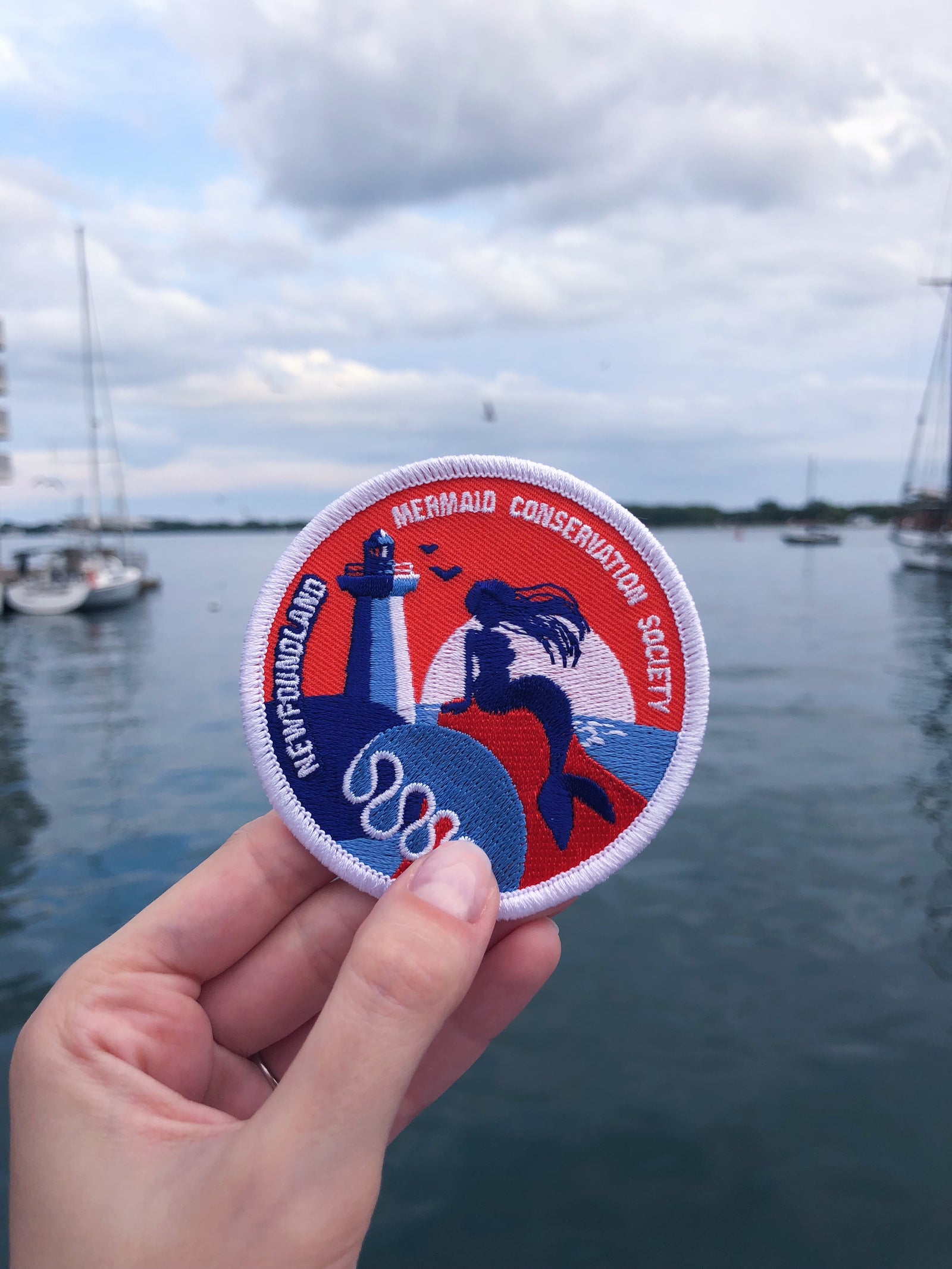 Mermaid Conservation Society of Newfoundland Iron-On Patch