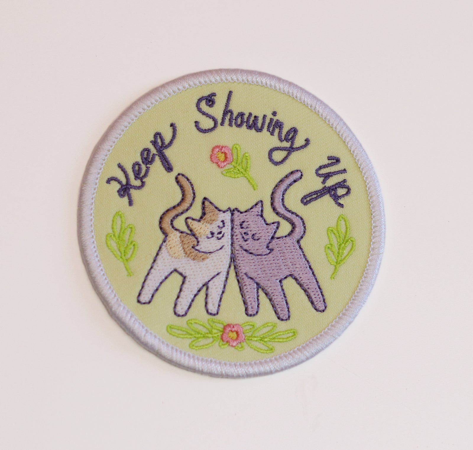 Keep Showing Up Iron-On Patch