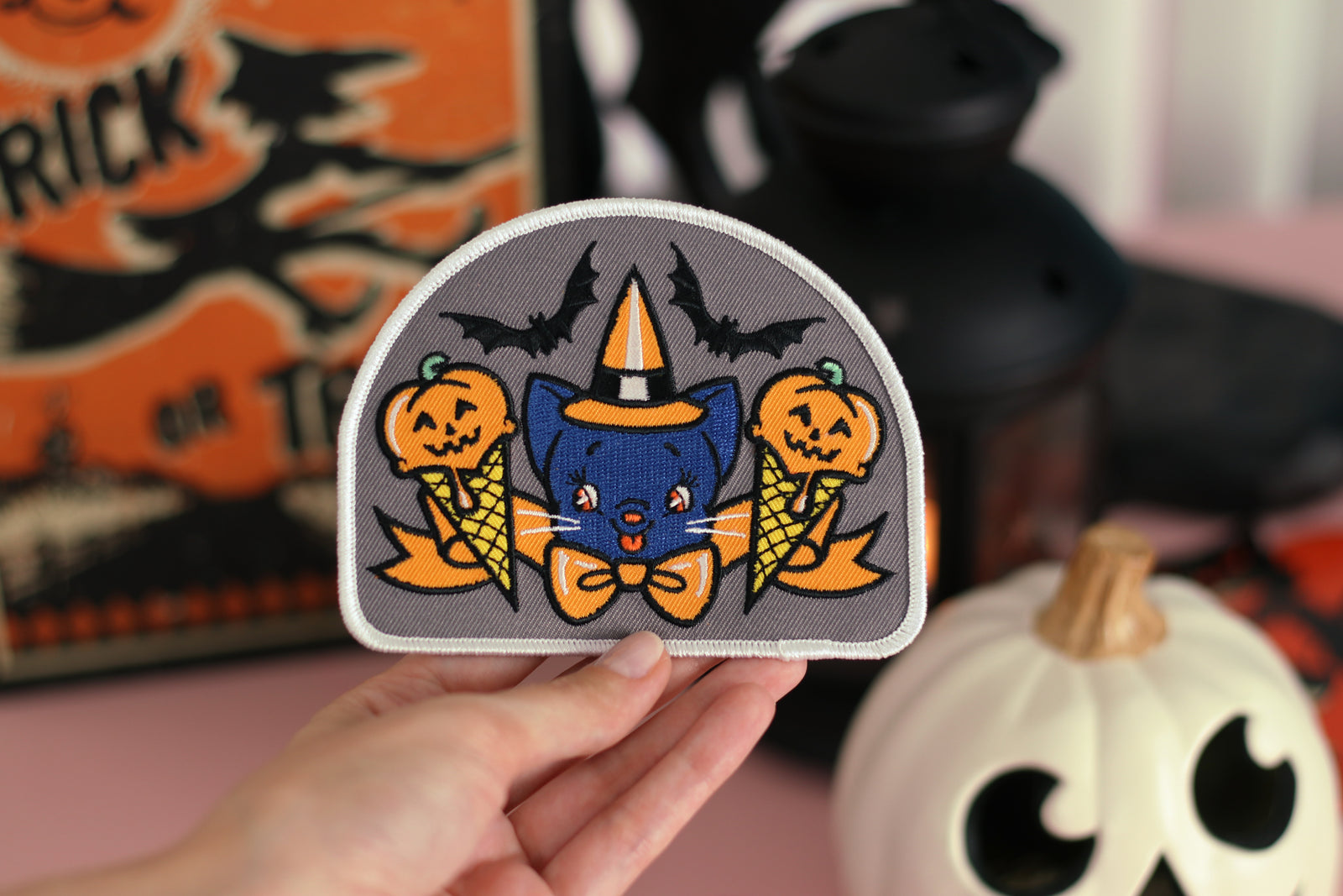 Pumpkin Spice Malt Shoppe Iron-On Patch