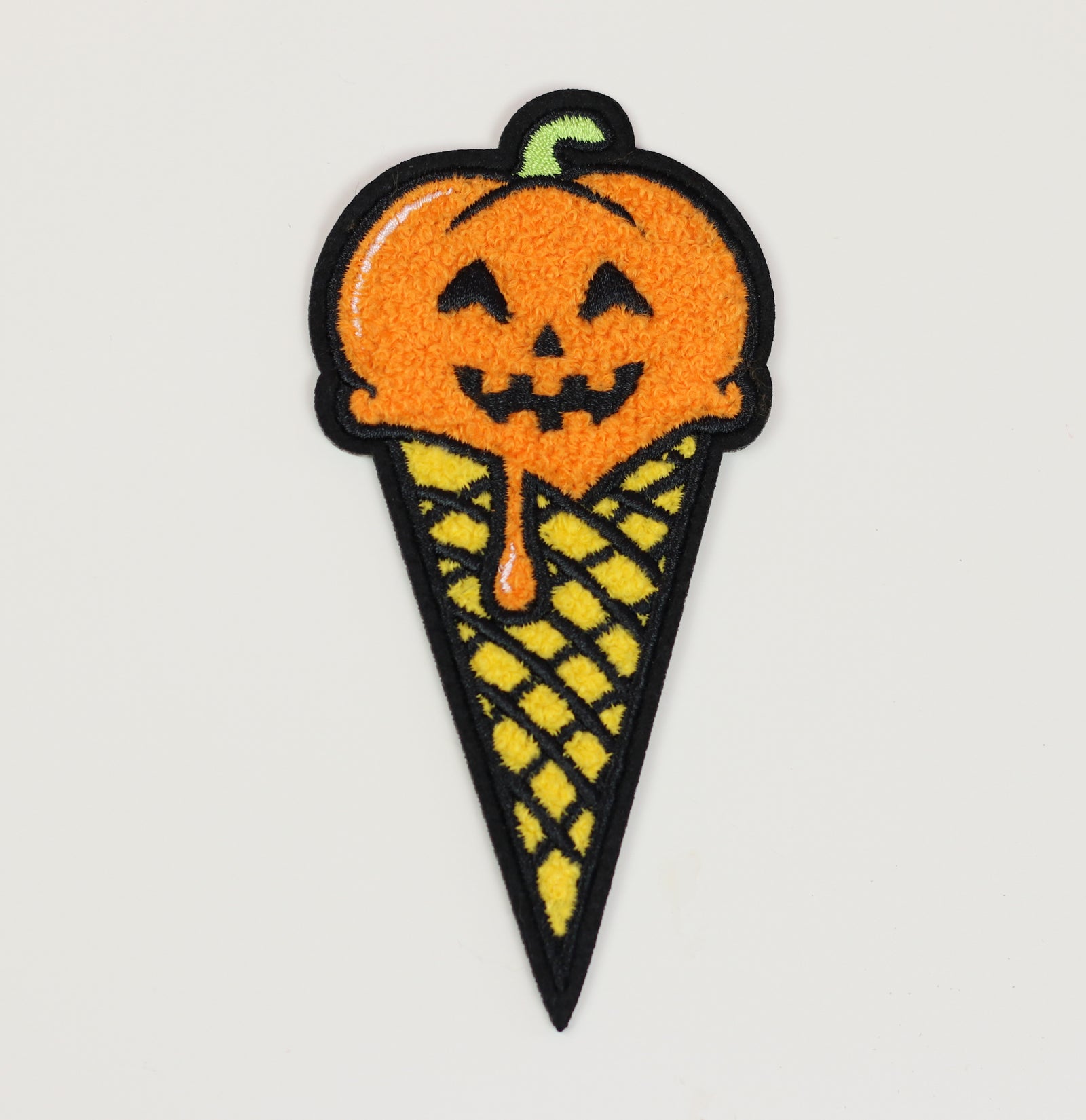 Scoop of Pumpkin Spice Ice Cream Iron-On Patch