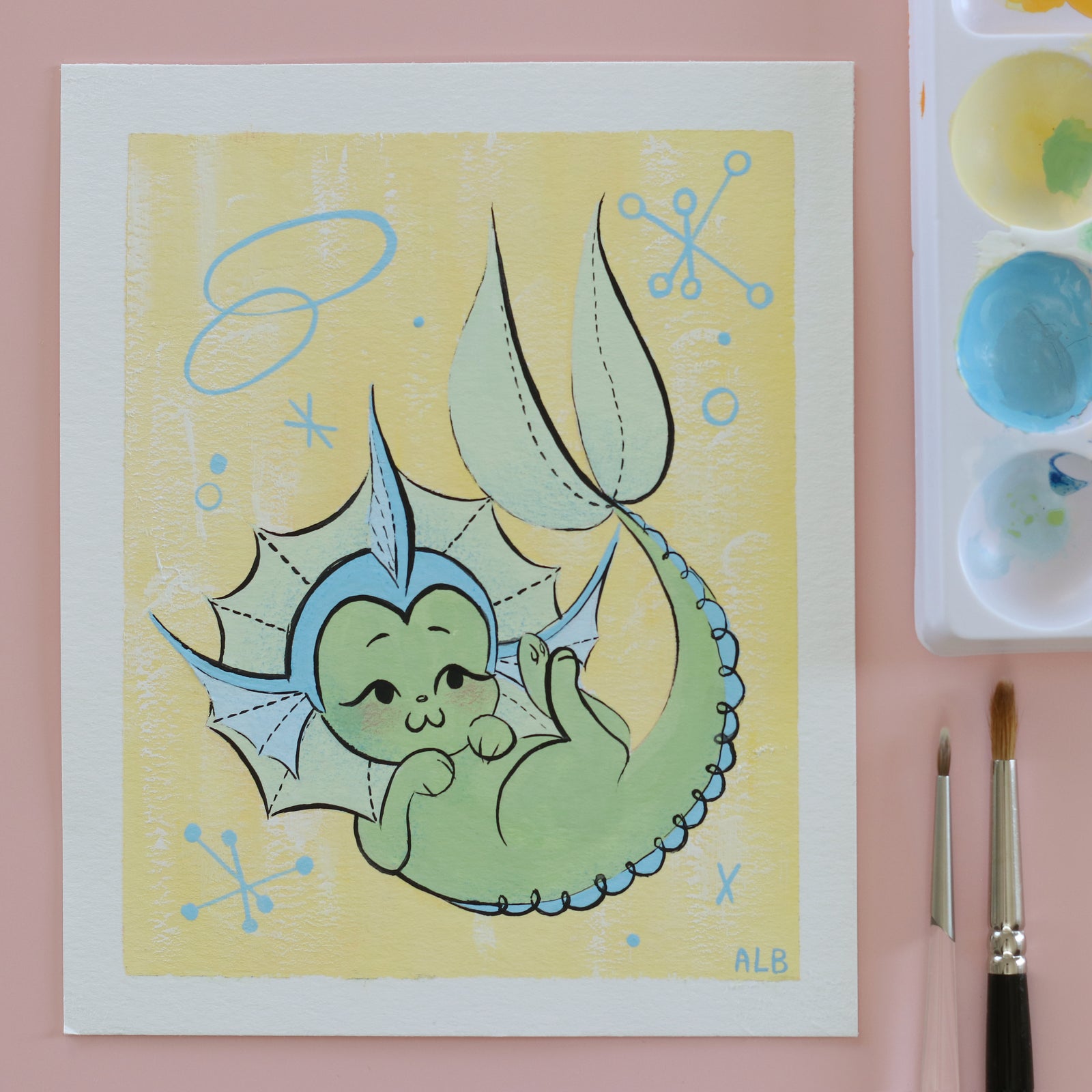 Original Painting: Vaporeon