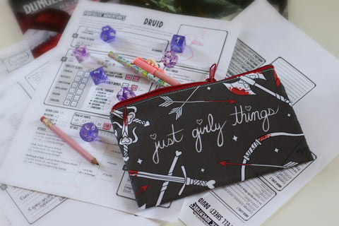 Just Girly Things Cosmetic Bag (Pink)